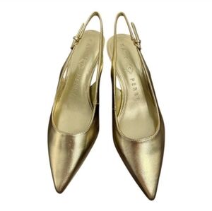 Size 11! Katy Perry Collections Gold Pointed Heels